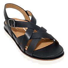 Aetrex® Carmen Leather Casual Sandal
