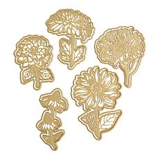 AG DahliaMumSunflwr3DFloralDie