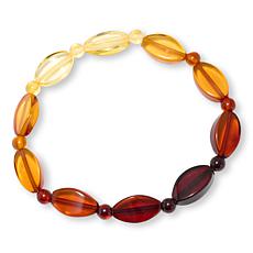 Amber Extraordinaire Ombré Bead Stretch Bracelet