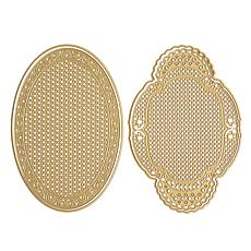 Anna Griffin® Oval Pattern 3D Layer Dies