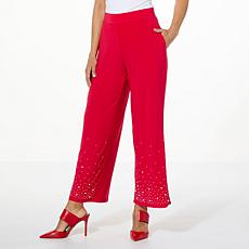 Antthony Embellished Studio Stretch Pull-On Pant