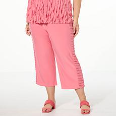 Antthony Side Panel Ruffle Gaucho Pant
