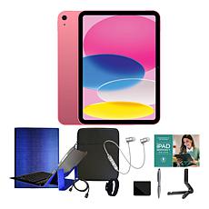Apple 11 iPad 11th Gen 512GB w/Keyboard, Case & Starter Bundle - Pink