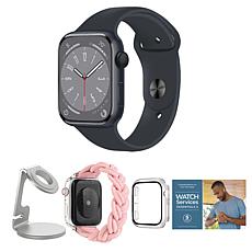 Apple Watch SE with Nylon Braided Band & Charging Stand