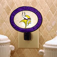 Art Glass Nightlight - Minnesota Vikings - NFL