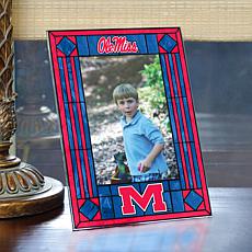 Art Glass Team Photo Frame - Mississippi - College
