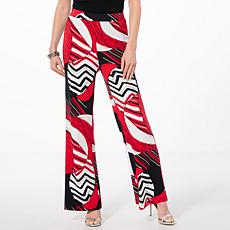 "As Is" Allison Brown NY Printed Pull-On Pant