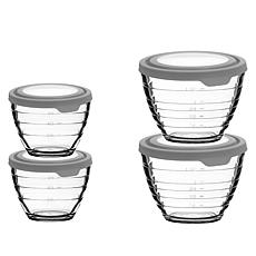 "As Is" Anchor Hocking 8-piece TrueSeal 4-in-1 Prep & Store Bowl Set