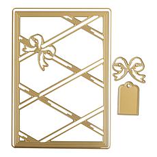 "As Is" Anna Griffin® Harlequin Bow Dies - Set of 4