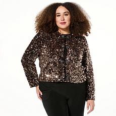 "As Is" Antthony Sequined Velvet Jacket
