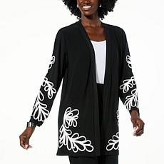"As Is" Antthony Studio Knit Soutache Cardigan
