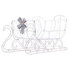 "As Is" august & leo 24" LED Crystal Outdoor Sleigh