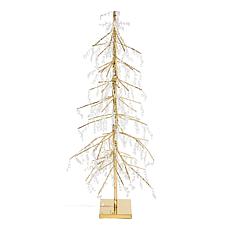 "As Is" august & leo LED Acrylic 4' Crystal Tree