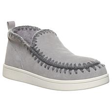 "As Is" BEARPAW® Chrishell Suede Crochet Bootie w/Rain Repellent