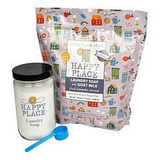 "As Is" Beekman 1802 246-Load Goat Milk Laundry Soap with Glass Jar