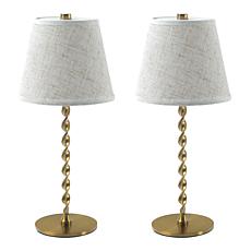 "As Is" Bell + Howell Rechargeable Twist Lamp with Touch Control - ...
