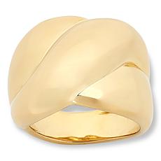 "As Is" Bellezza Bronze Polished Double Bombe Ring