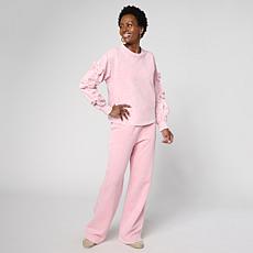 "As Is" C Wonder Bow Sleeve Pullover & Pull On Pant