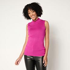 "As Is" C Wonder by Christian Siriano Baby Ruffle Mock-Neck Tank Top