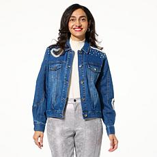 "As Is" C Wonder by Christian Siriano Embellished Heart Cut-Out Den...