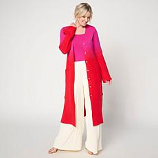 "As Is" C Wonder by Christian Siriano Long-Sleeve Cardigan Duster