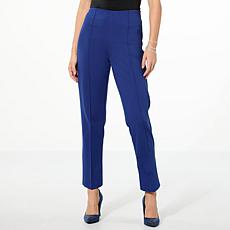 "As Is" C Wonder by Christian Siriano Ponte Knit Pull-On Pin-Tuck Pant