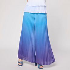 "As Is" C Wonder Fully-Lined Pleated Palazzo Pant