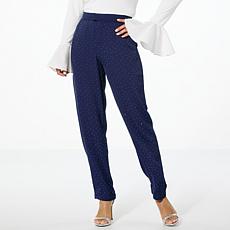 "As Is" C Wonder Heathered Twill Crystal Trouser Pant