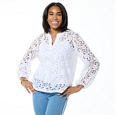 "As Is" C Wonder Lace Top with Cami