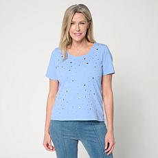 "As Is" C Wonder Piette Detail Knit Top