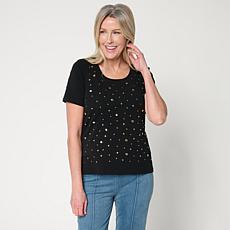 "As Is" C Wonder Piette Detail Knit Top