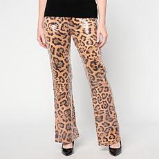 "As Is" C Wonder Runway Sequin Slim Flare Pant