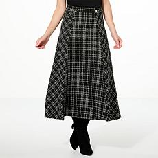 "As Is" C Wonder Tweed A-Line Midi Skirt