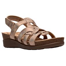 "As Is" Clarks Collection Calenne Gracie Wedge Sandal