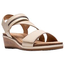 "As Is" Clarks Collection Kacha Wave Wedge Sandal
