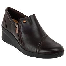 "As Is" Clarks Suttyn Zip Bootie