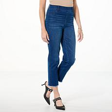 "As Is" Colleen Lopez Stretch Denim Crop Pant