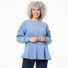 "As Is" Comfort Code Fleece Flutter-Hem Pullover