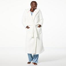 "As Is" Comfort Code Plush Faux Sherpa Hooded Robe