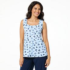 "As Is" Comfort Code Ribbed Square Neck Tank