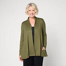 "As Is" Comfort Code Soft Sweater Open Front Wrap