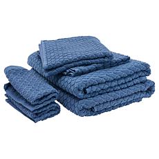 "As Is" Concierge Collection 100% Turkish Cotton 6-piece Towel Set