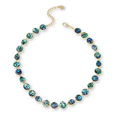 "As Is" Connie Craig Carroll Jewelry Laurel Shell Statement Necklace