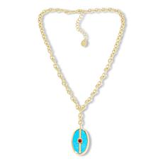 "As Is" Connie Craig Carroll Jewelry Sophie Gemstone Pendant Necklace