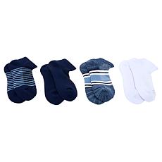 "As Is" Copper Life 4-pack SnugStay Ankle Socks