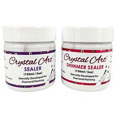 "As Is" Craft Buddy Crystal Art Sealer Combo Set of 2