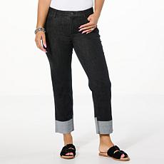 "As Is" Democracy "Ab"solution® High-Rise Round Up Boyfriend Jean
