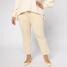 "As Is" DG2 by Diane Gilman Comfort Ponte Knit Pull-On Slim Ankle Pant
