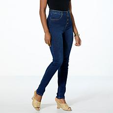 "As Is" DG2 by Diane Gilman New Classic Stretch Button Fly Skinny Jean