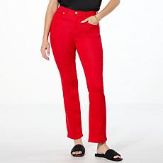 "As Is" DG2 by Diane Gilman Virtual Stretch Denim Baby Bootcut 5-Po...